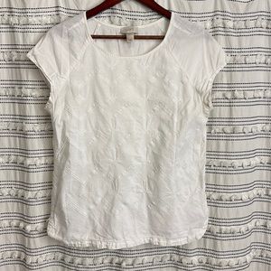 White linen shirt